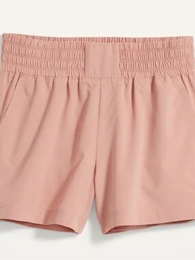 Women's Elastic Waist Pink Shorts